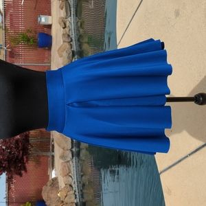 Necessary Objects Electric Blue Skirt